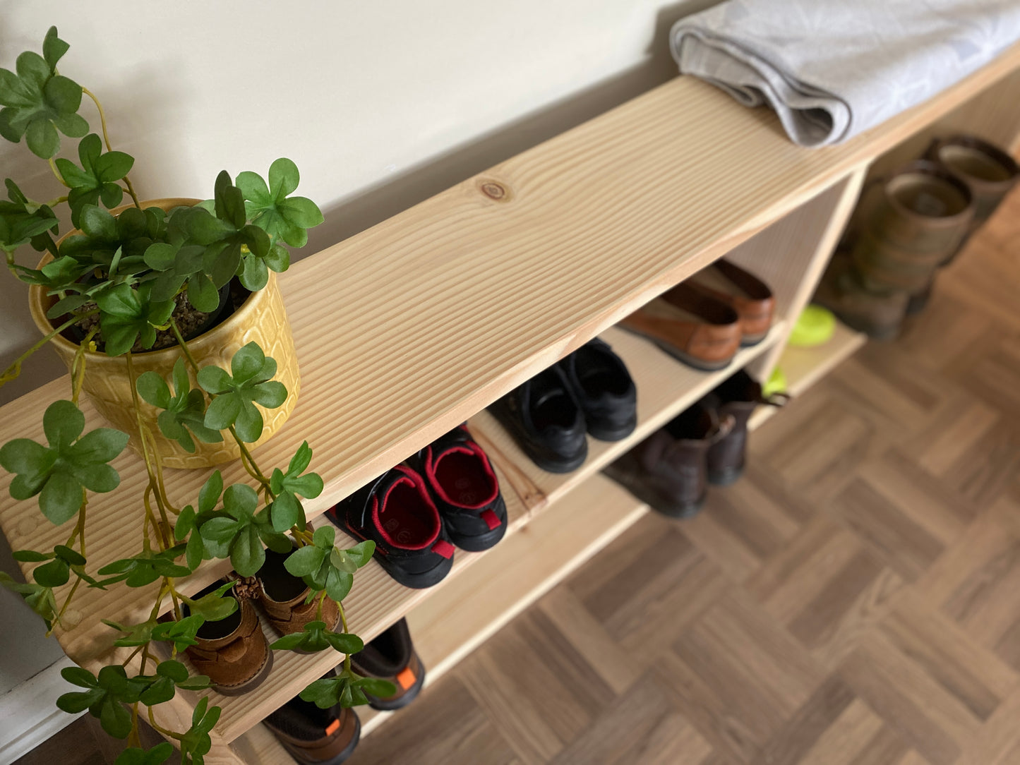 Rustic Welly & Shoe Rack