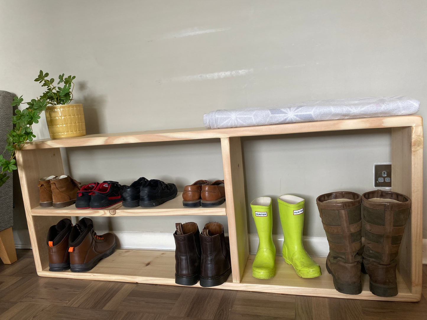 Rustic Welly & Shoe Rack