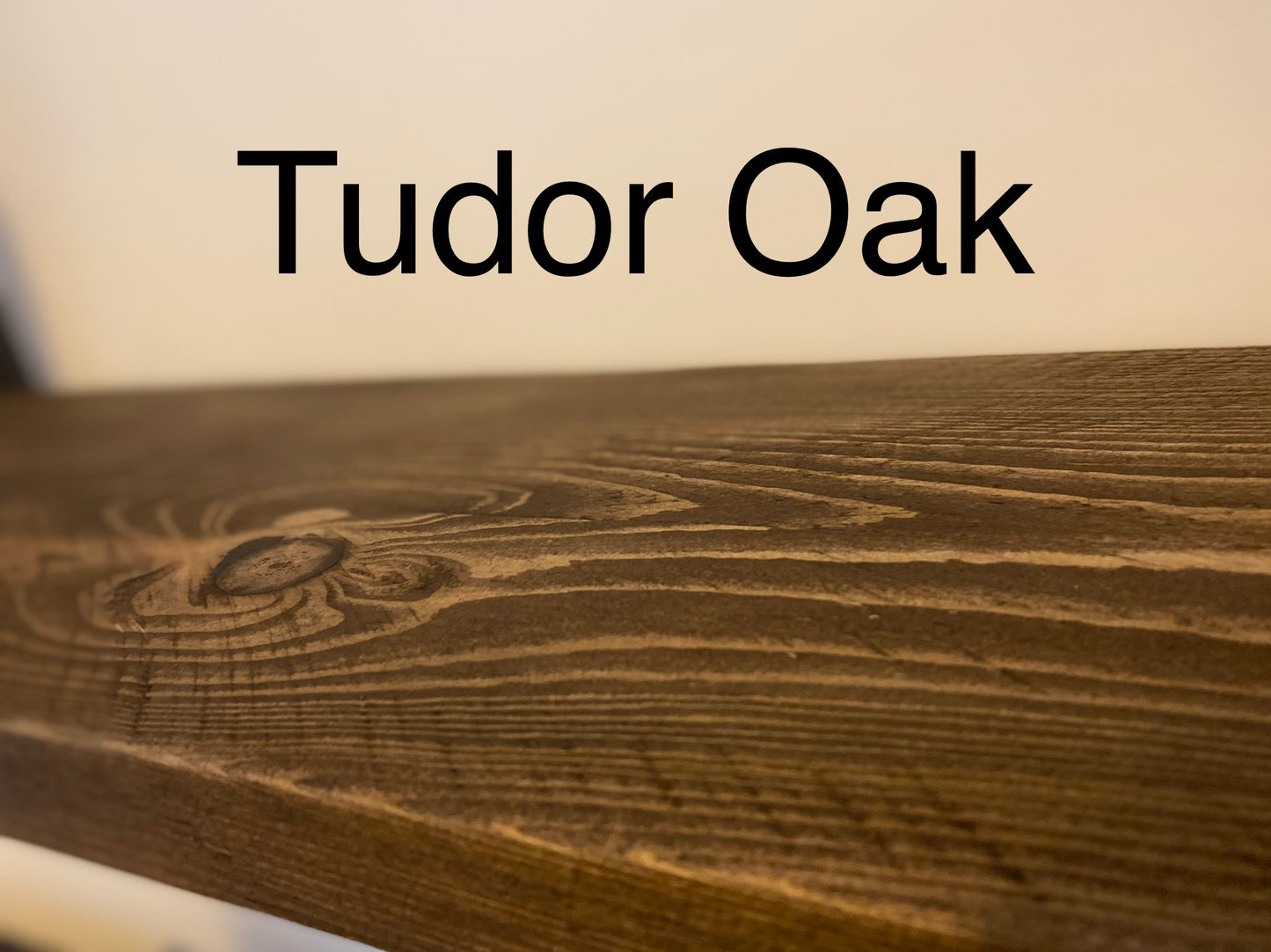 Rustic Scafold Board Shelf Tudor Oak