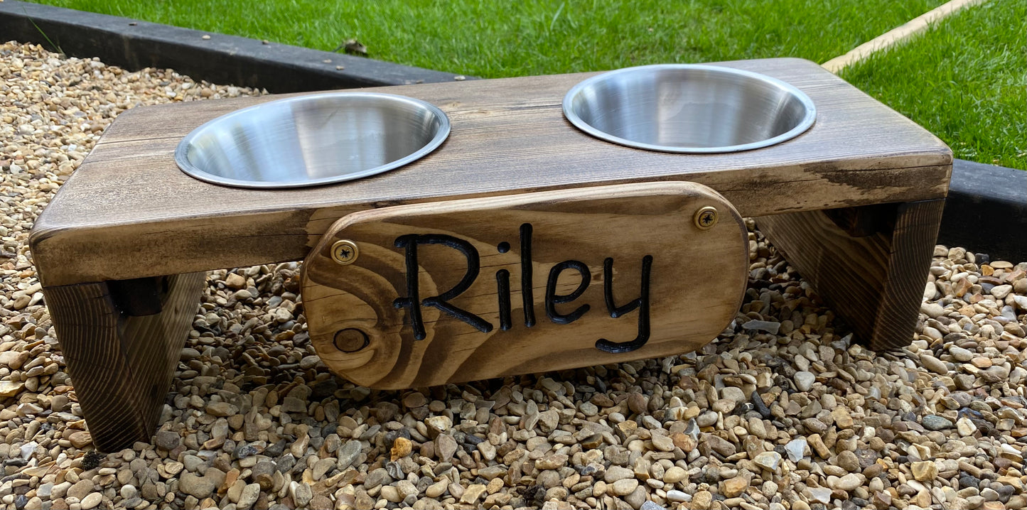 Personalised Dog/ Cat Feed and Water Station