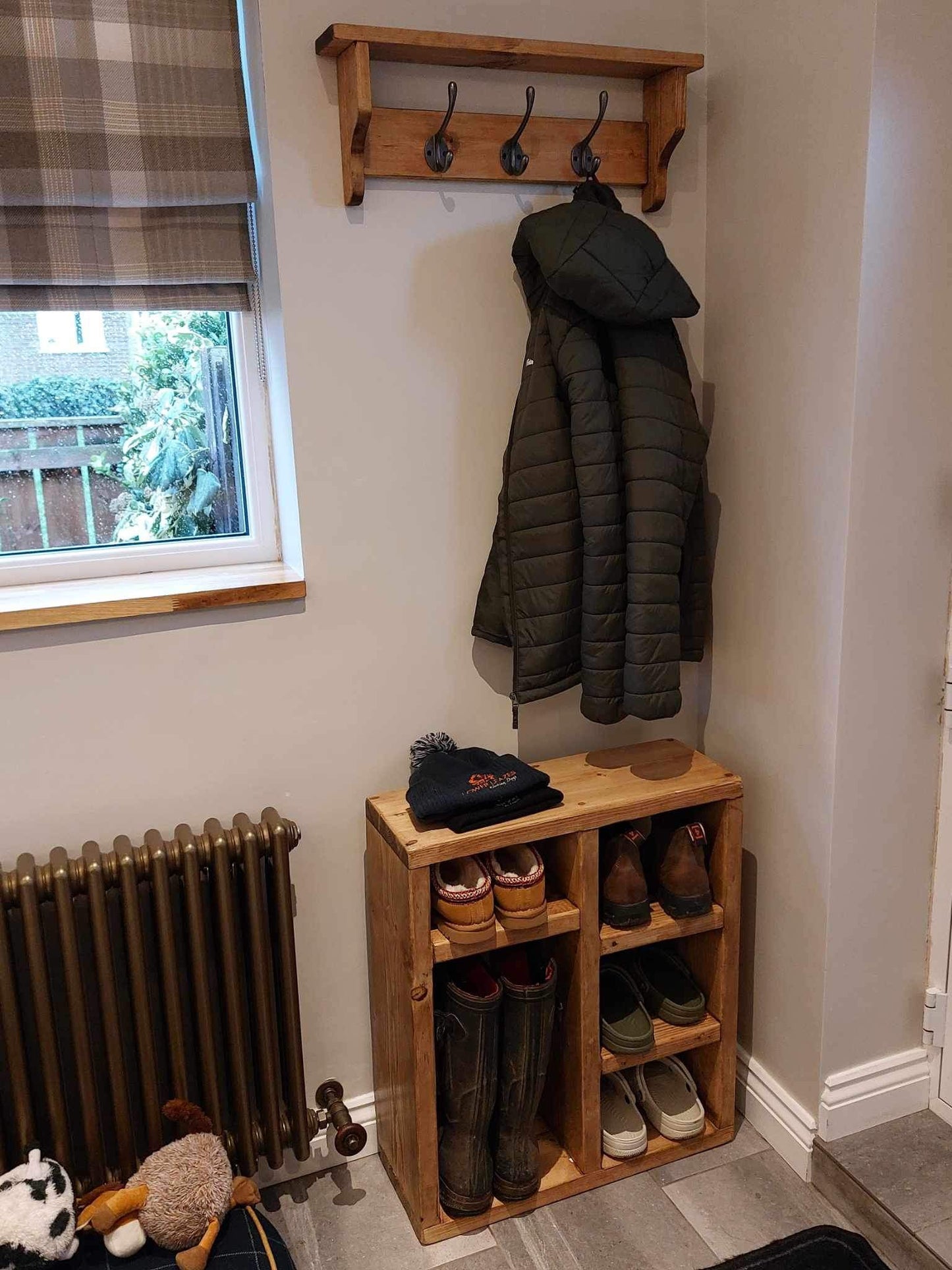 Rustic Welly & Shoe Rack