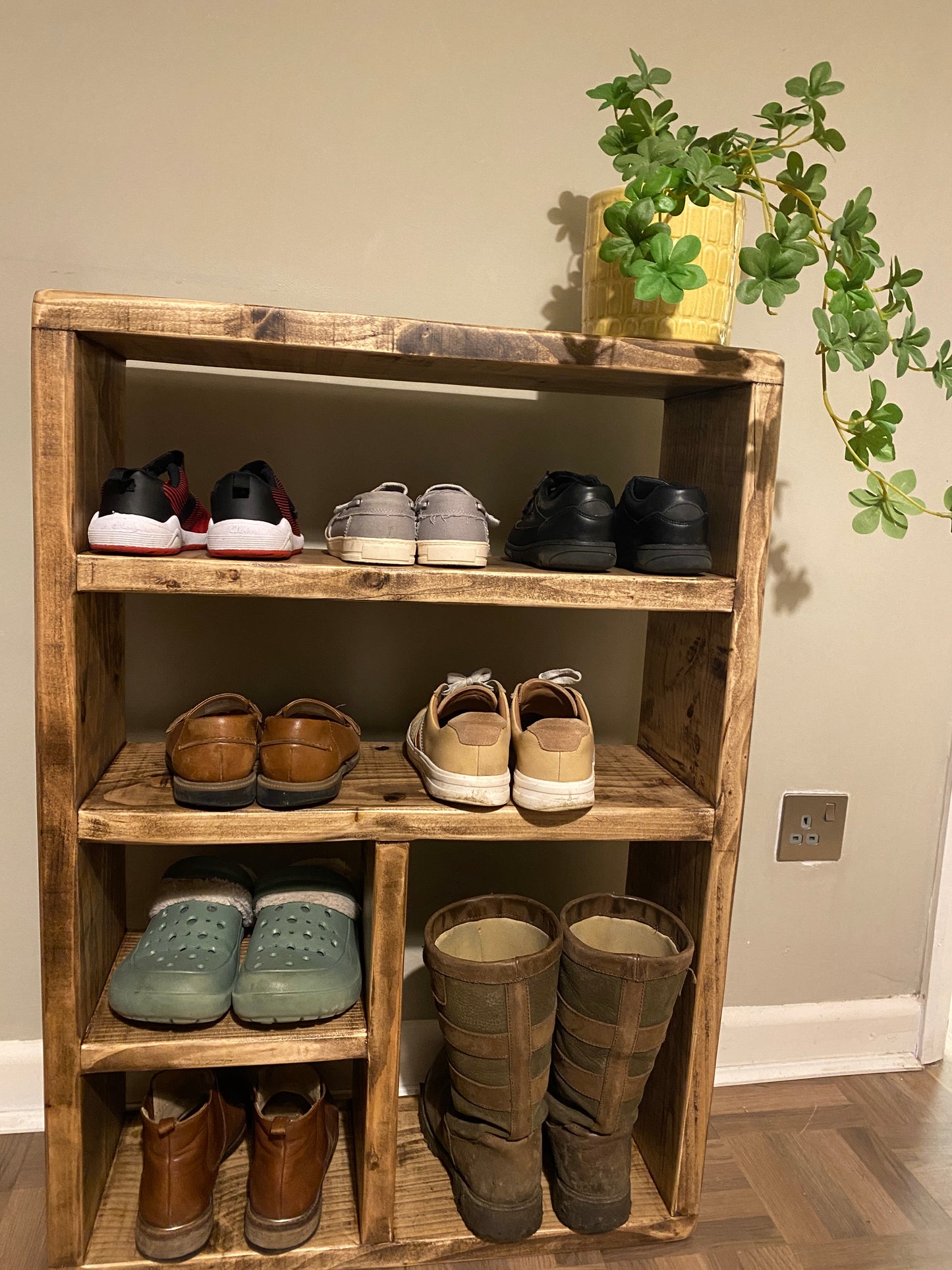 Rustic Welly & Shoe Rack