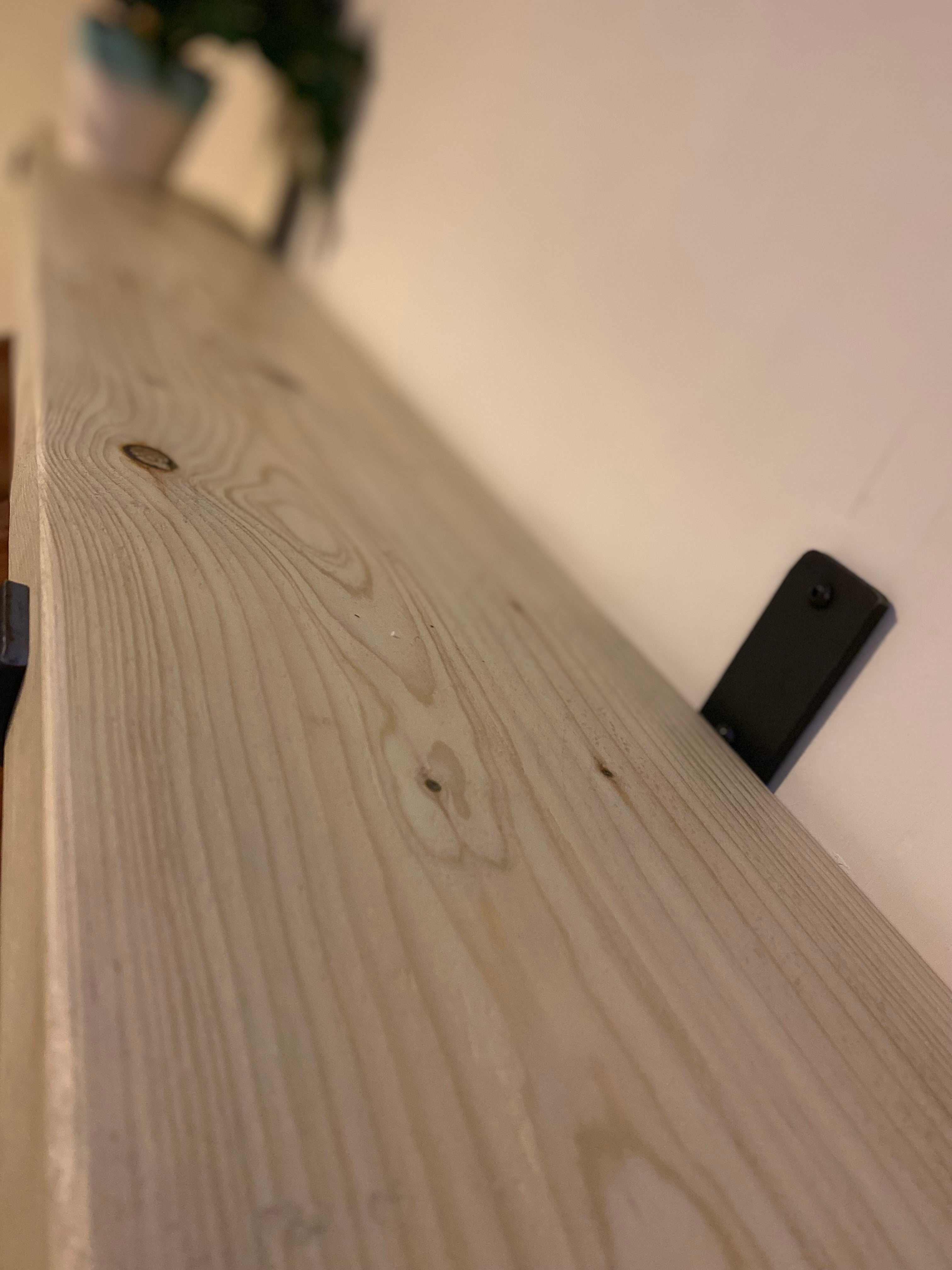 Rustic Scafold Board Shelf