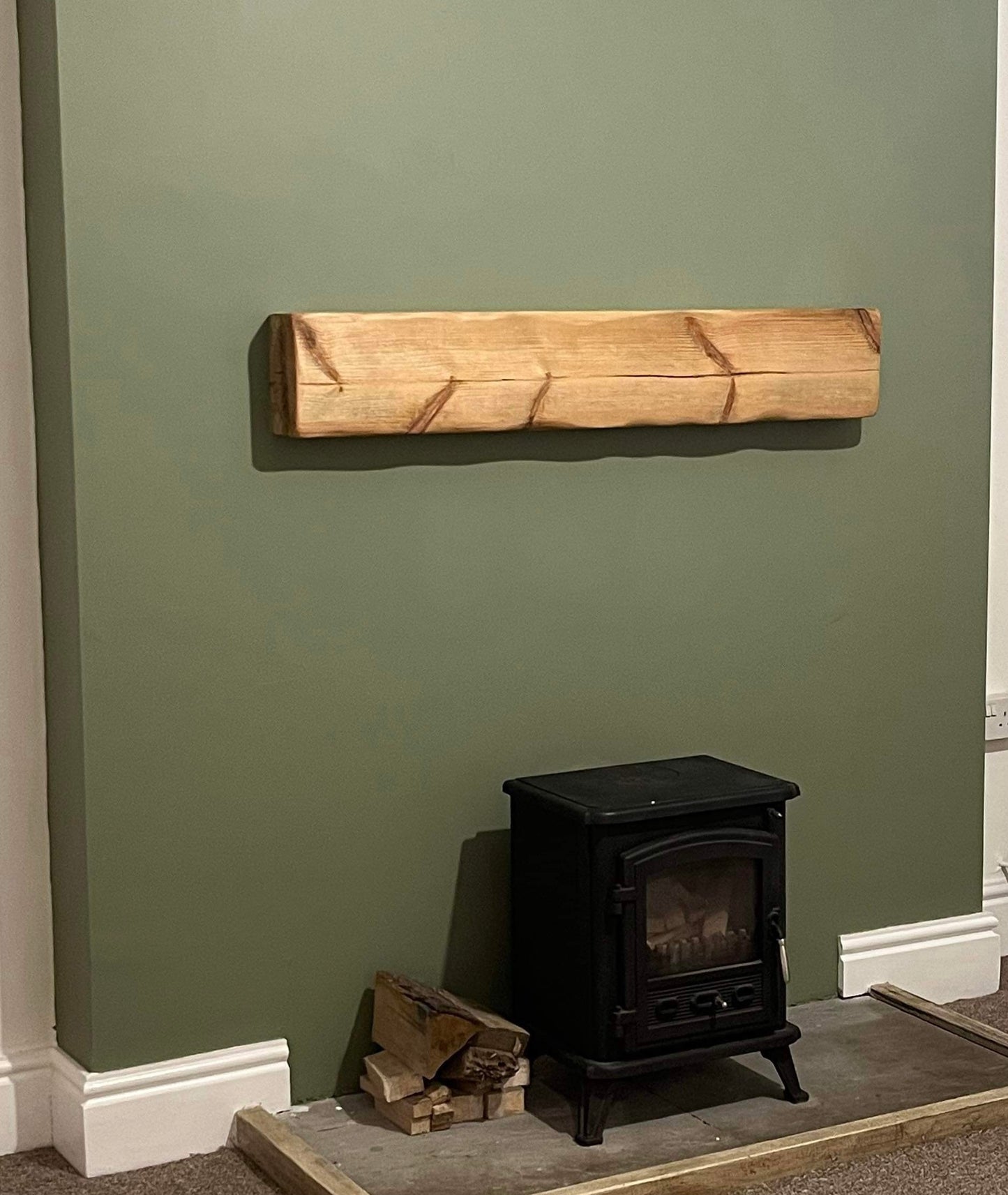 Solid Wood Hearth Mantel