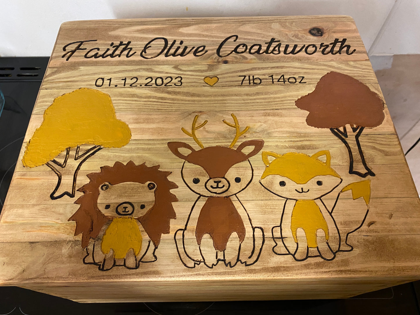 Woodland Animal Memory Box