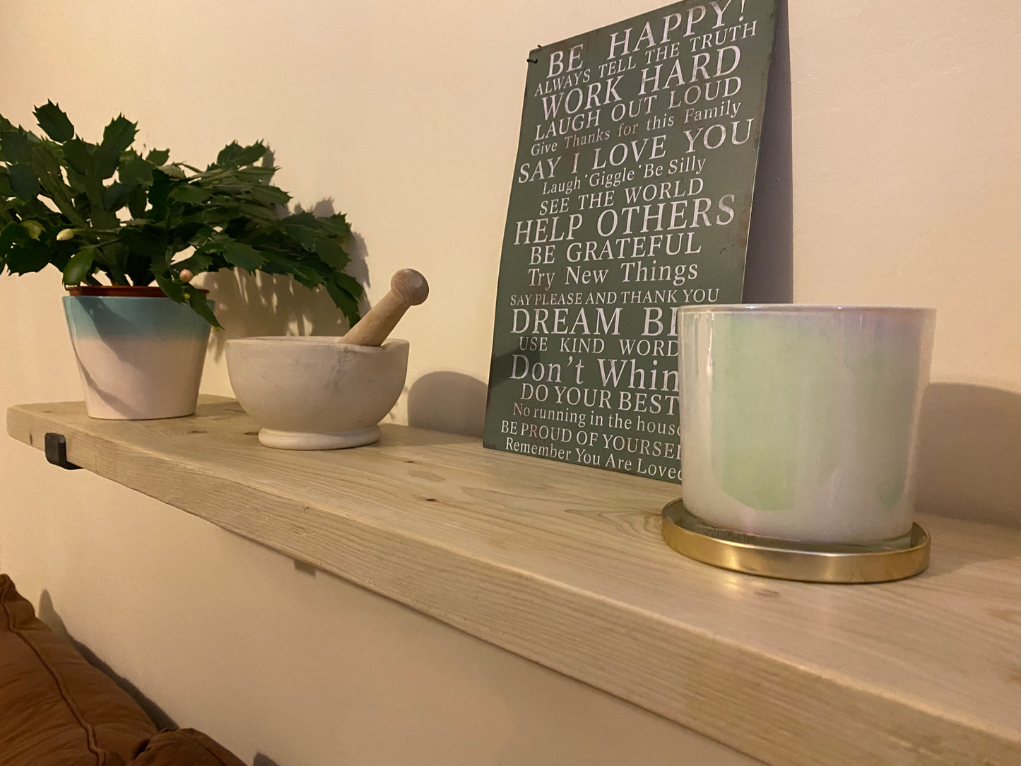 Rustic Scafold Board Shelf Pine