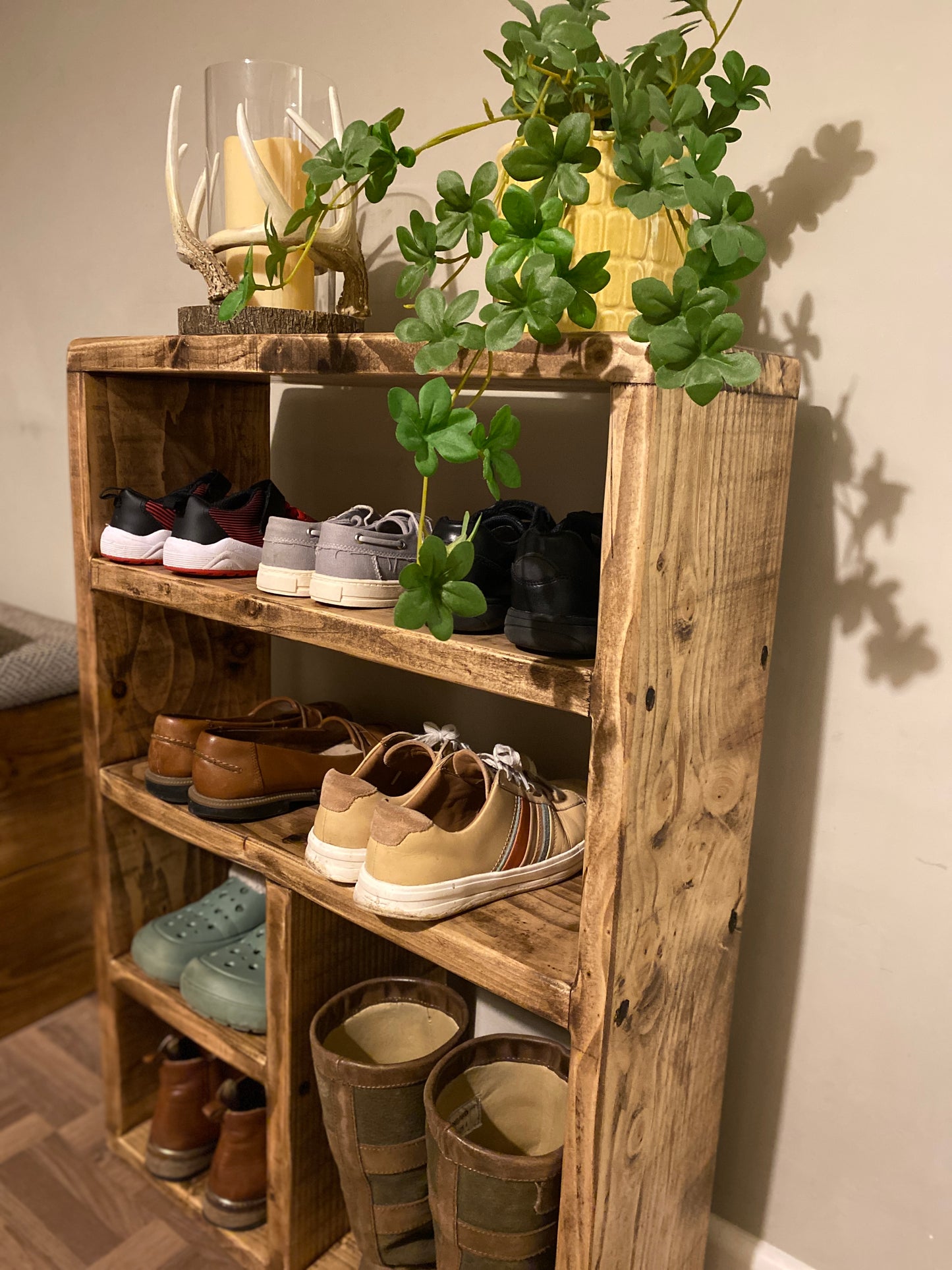 Rustic Welly & Shoe Rack