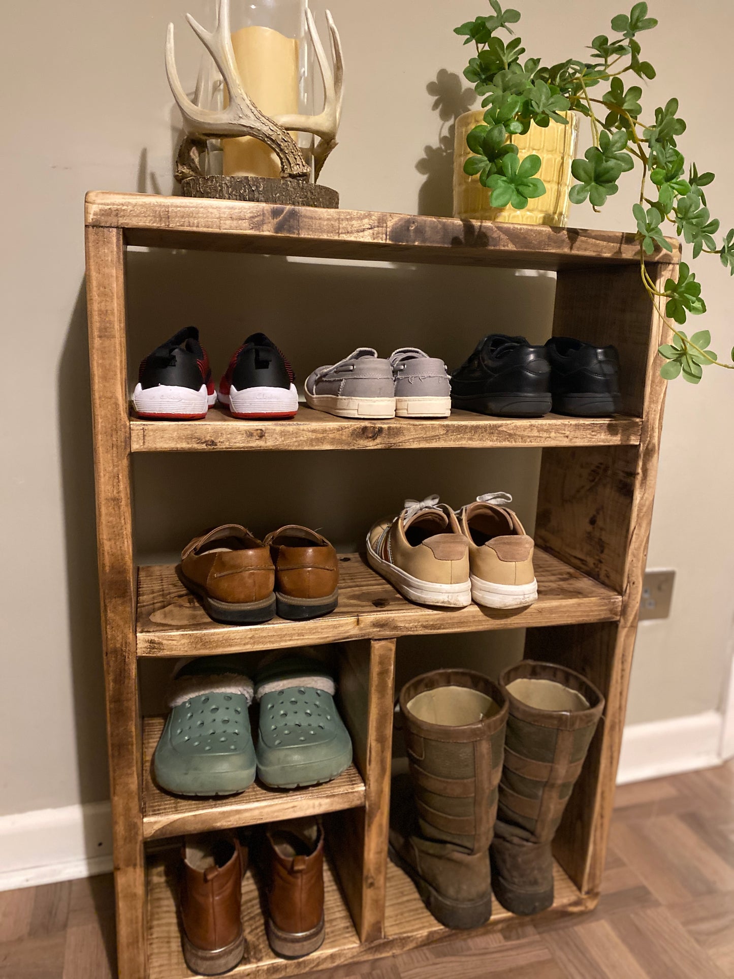 Rustic Welly & Shoe Rack