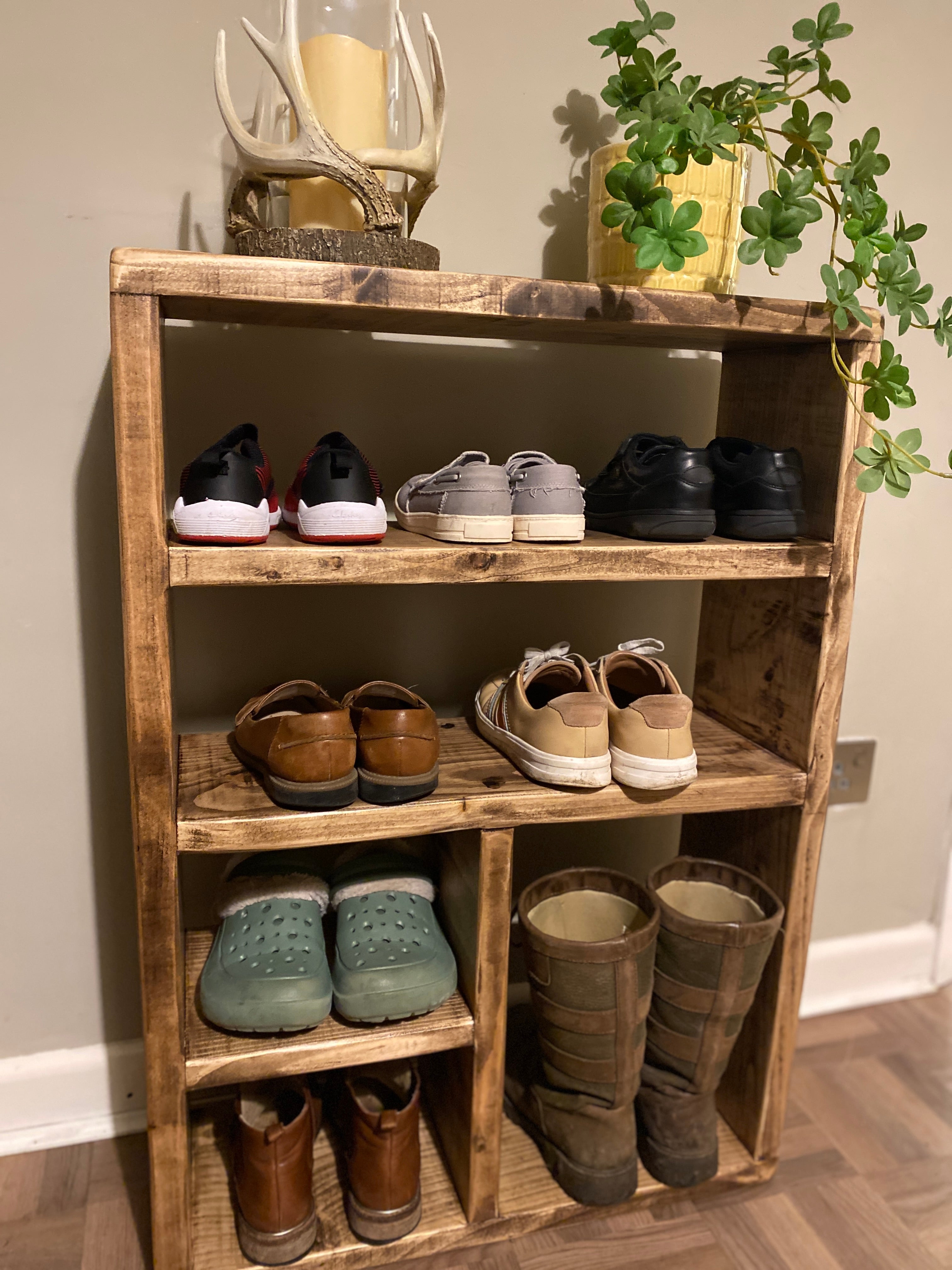 Rustic Welly & Shoe Rack