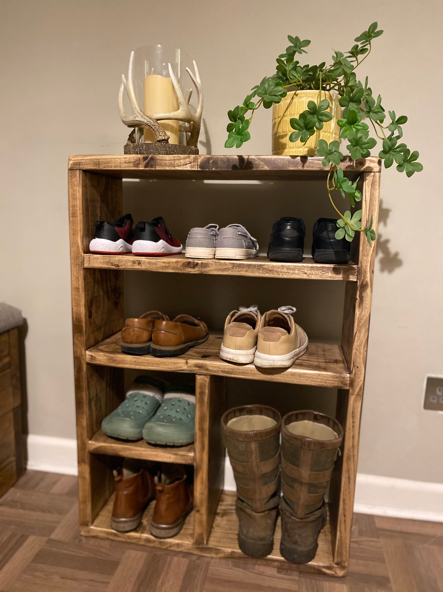 Rustic Welly & Shoe Rack