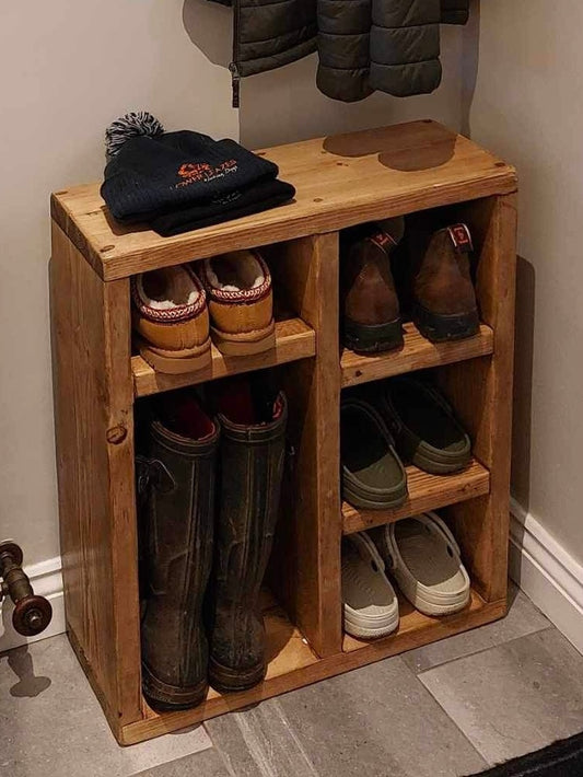 Rustic Welly & Shoe Rack