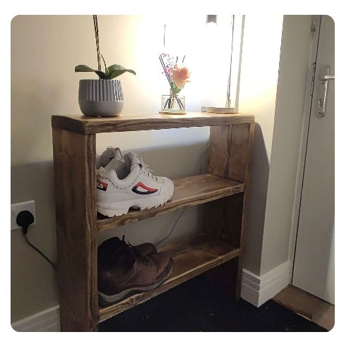 Rustic Boot & Shoe Rack