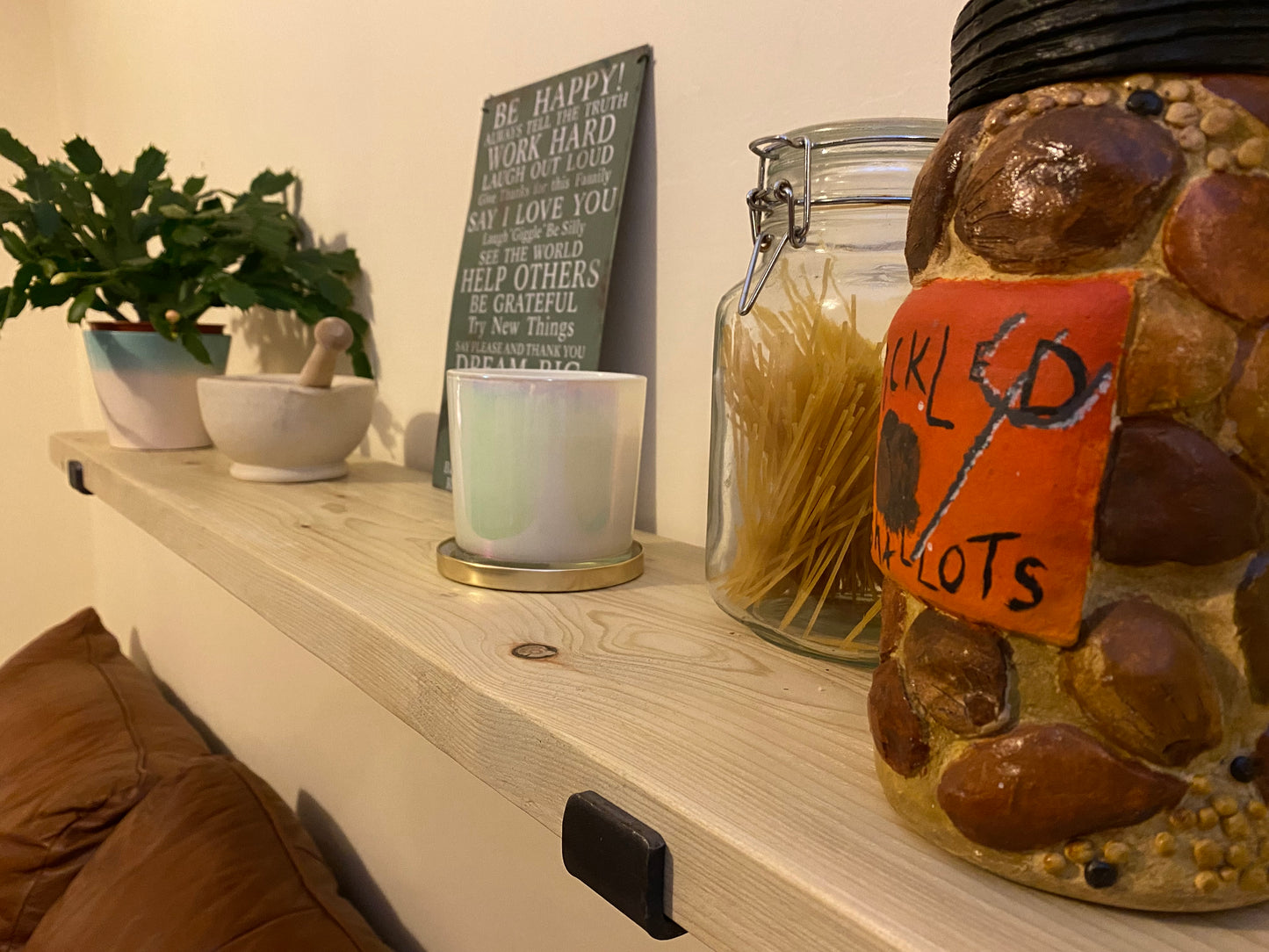 Rustic Scafold Board Shelf Pine