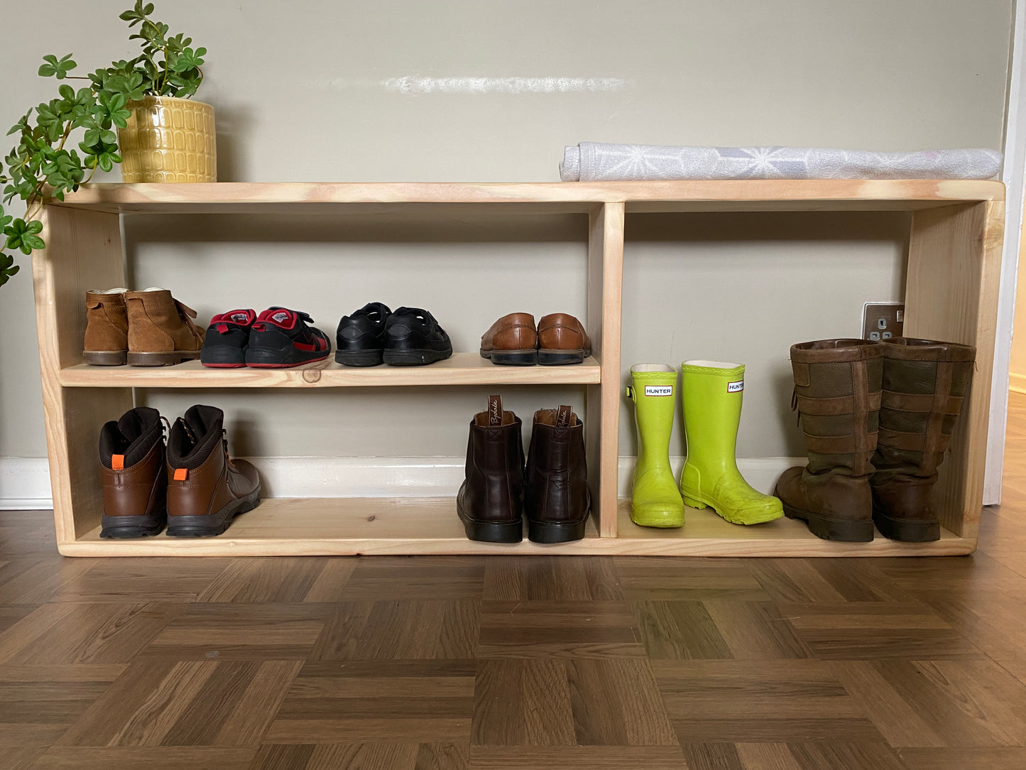 Rustic Welly & Shoe Rack