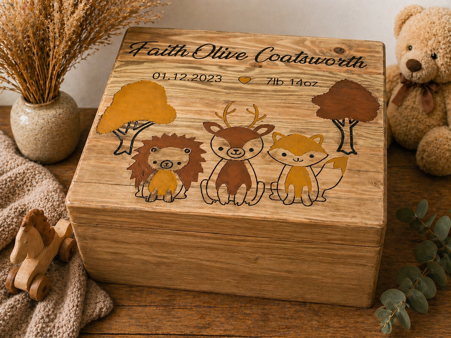 Handcrafted Memory & Keepsake Box