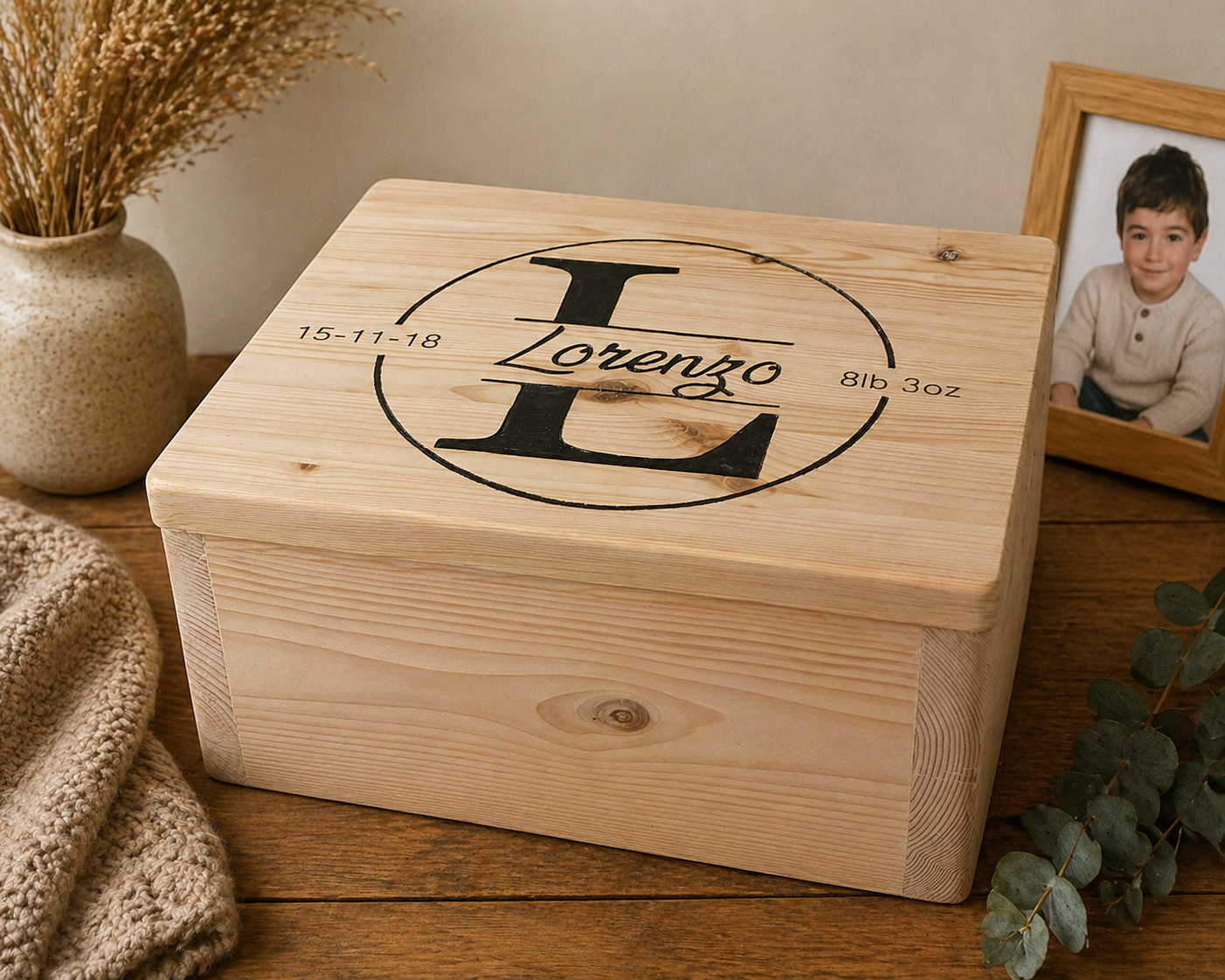 Handcrafted Memory & Keepsake Box