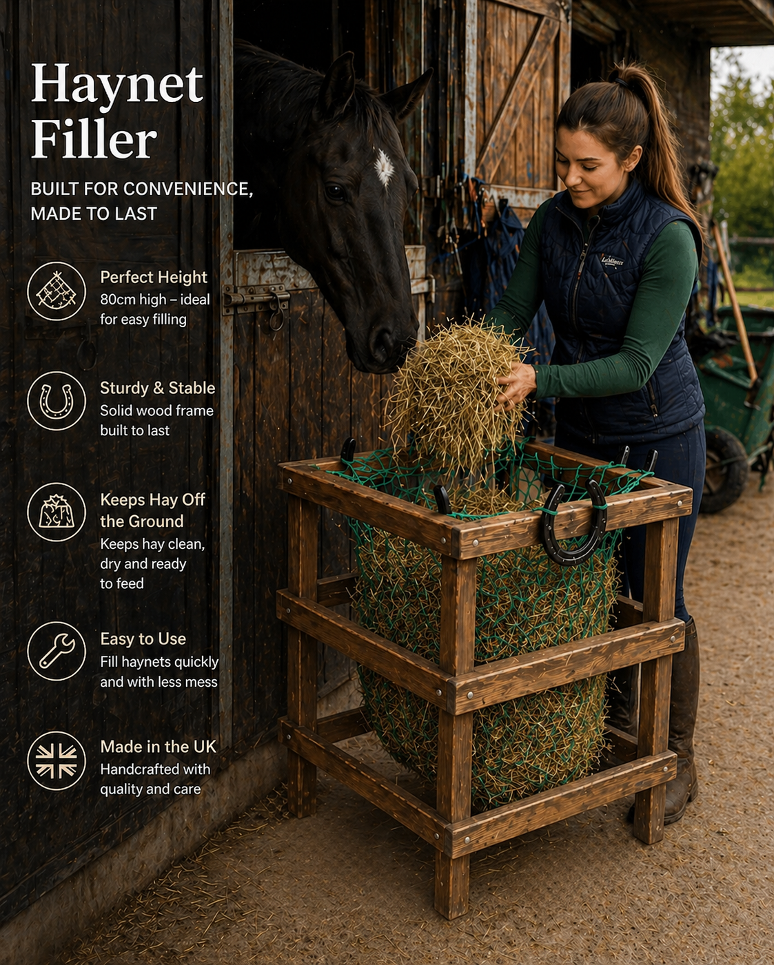 Haynet Filling Stand